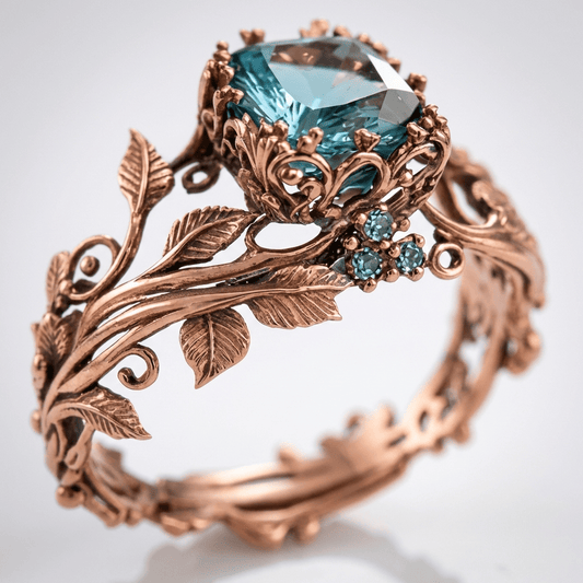 Anello della Foresta Incantata - Oro rosa