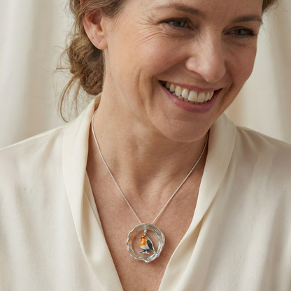 Collana da donna con uccellino