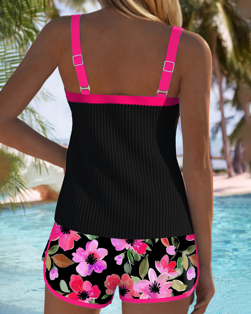 Laluna® | Set Tankini Elegante in Due Pezzi