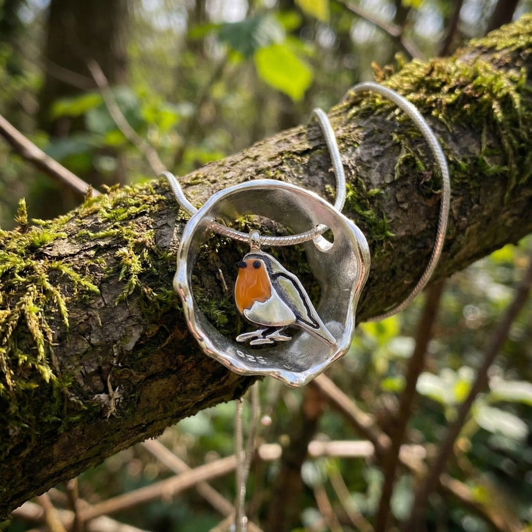 Collana da donna con uccellino