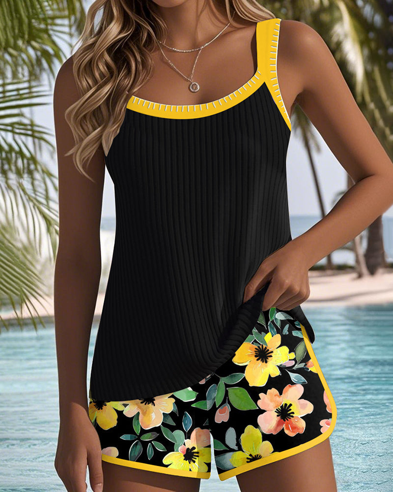 Laluna® | Set Tankini Elegante in Due Pezzi