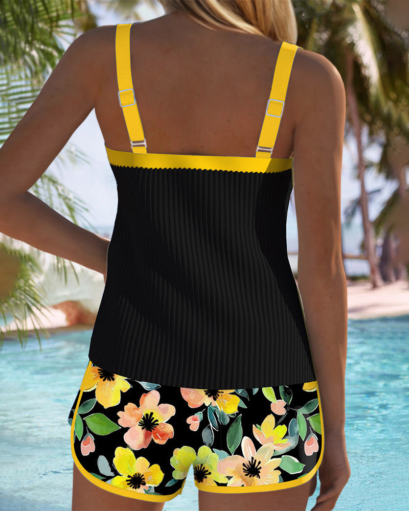 Laluna® | Set Tankini Elegante in Due Pezzi