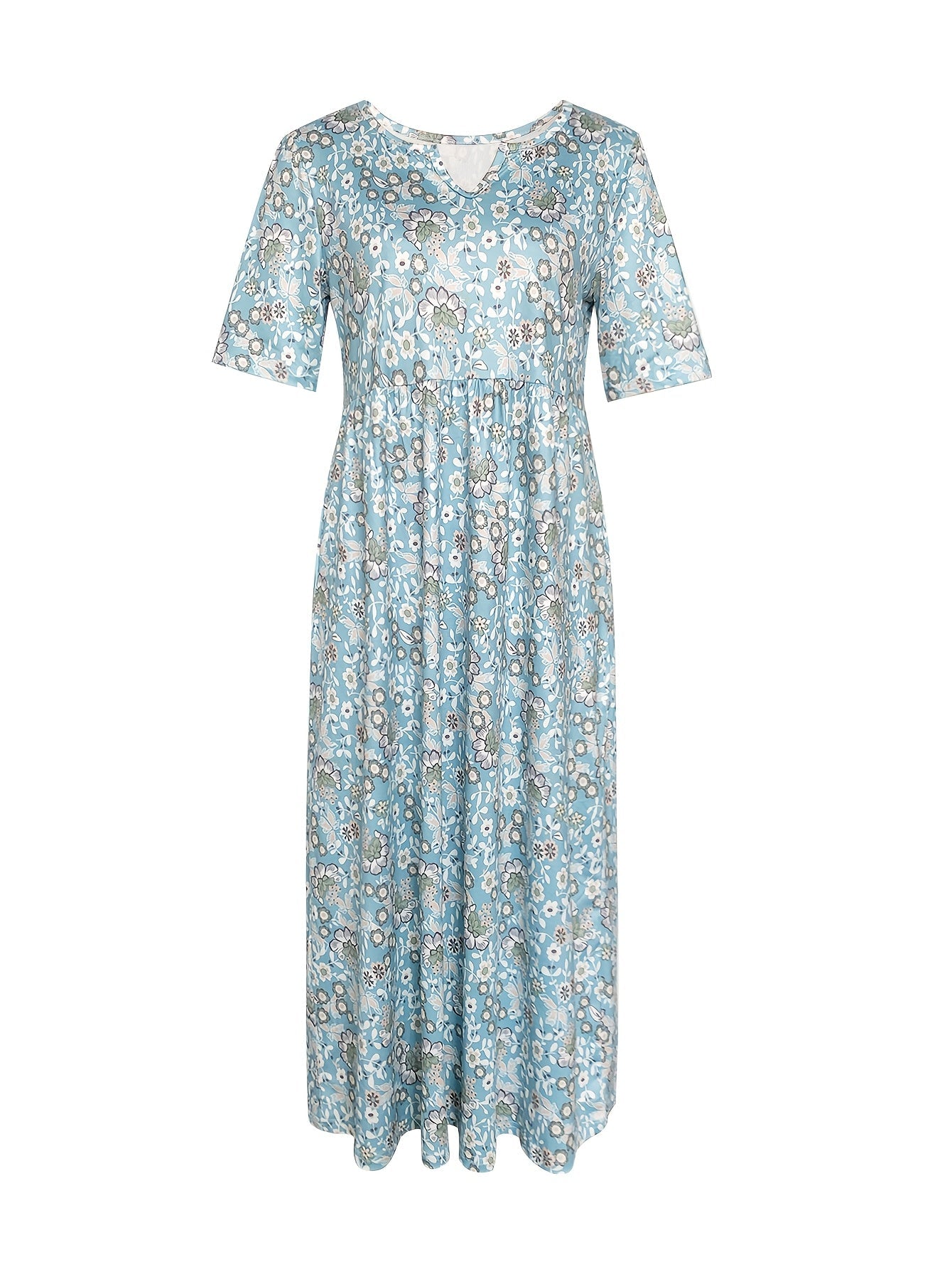 Margherita Azzurra — Abito con stampa floreale