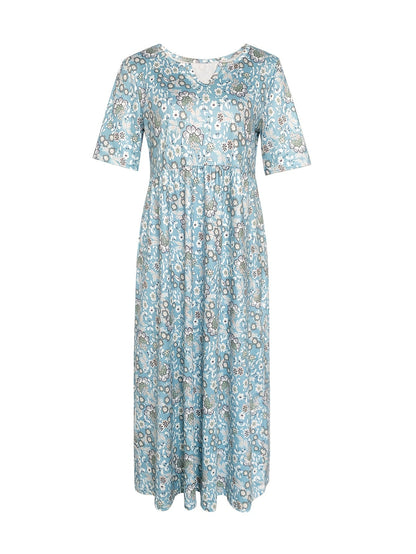 Margherita Azzurra — Abito con stampa floreale