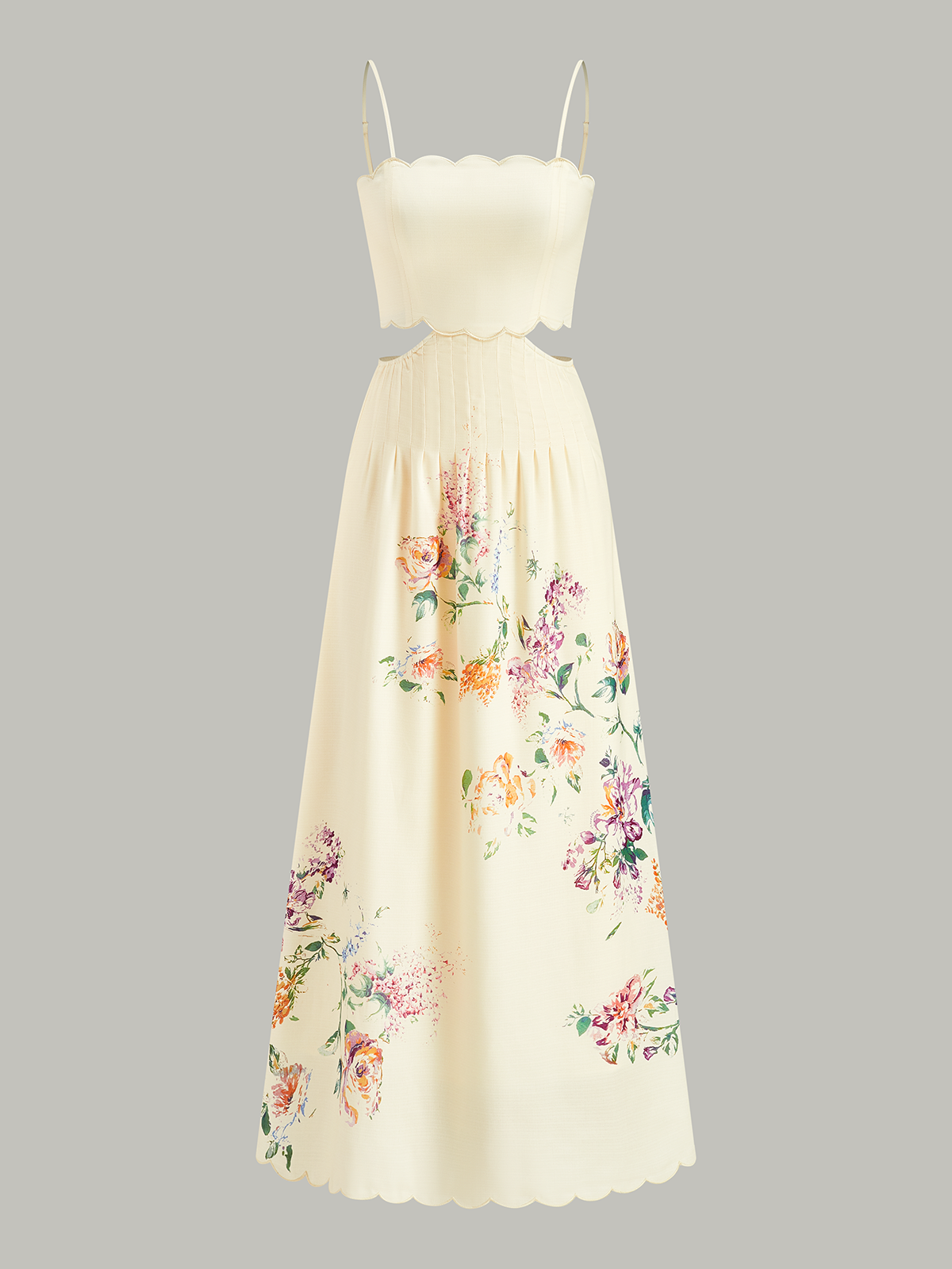 Maxi Abito con Fiori di Ciliegio