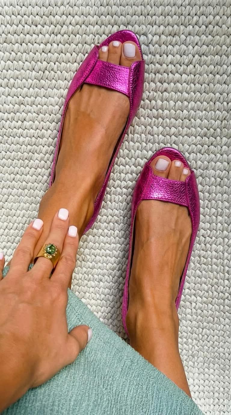 Adelina | Złote Sandały Comfort Chic
