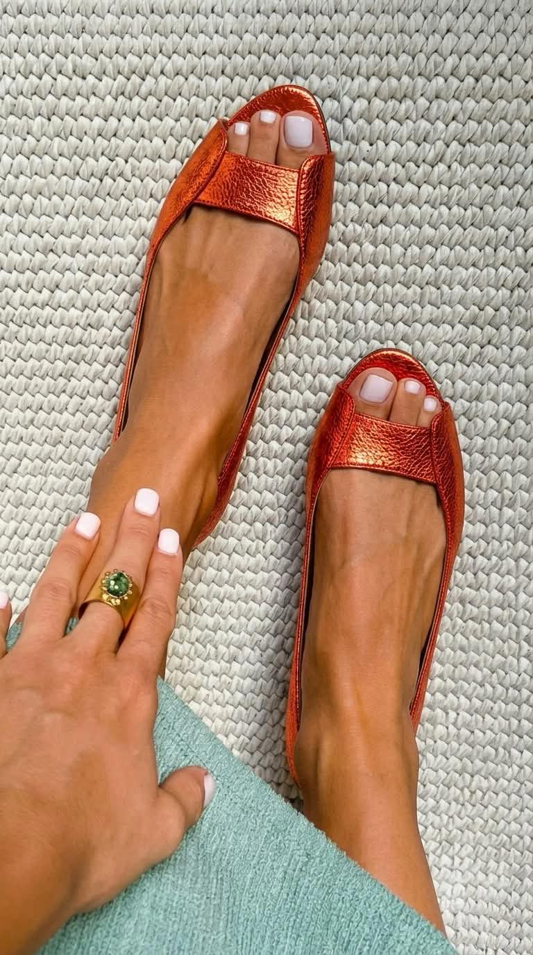 Adelina | Złote Sandały Comfort Chic