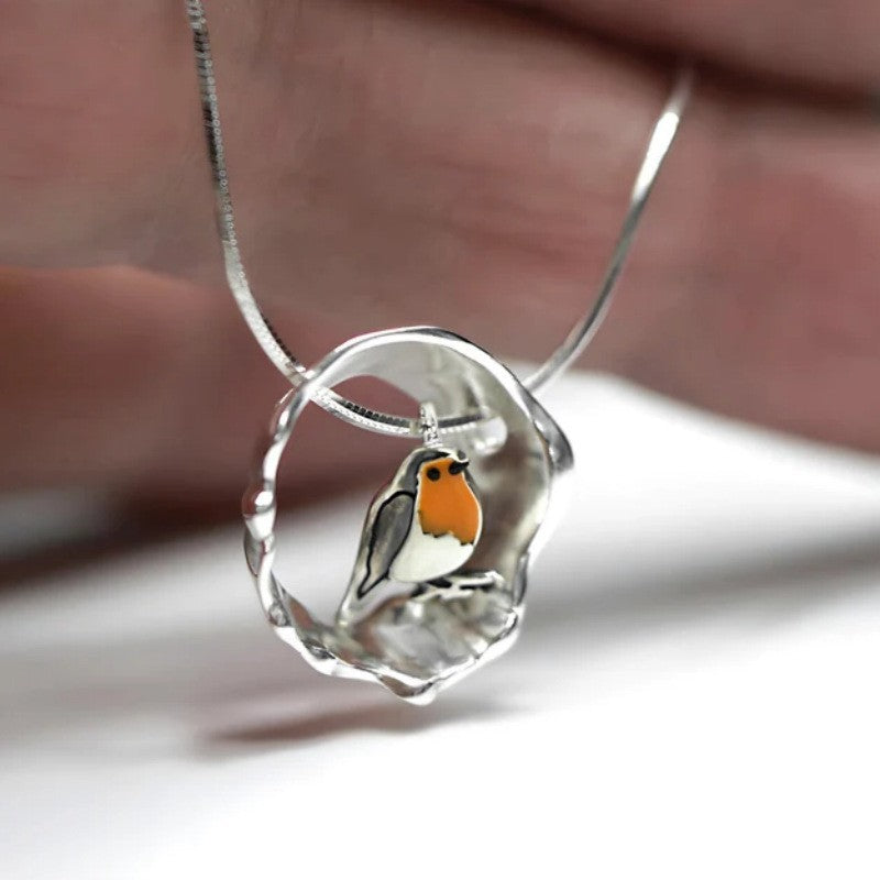 Collana da donna con uccellino