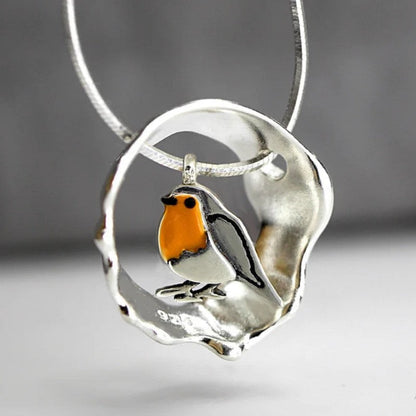 Collana da donna con uccellino